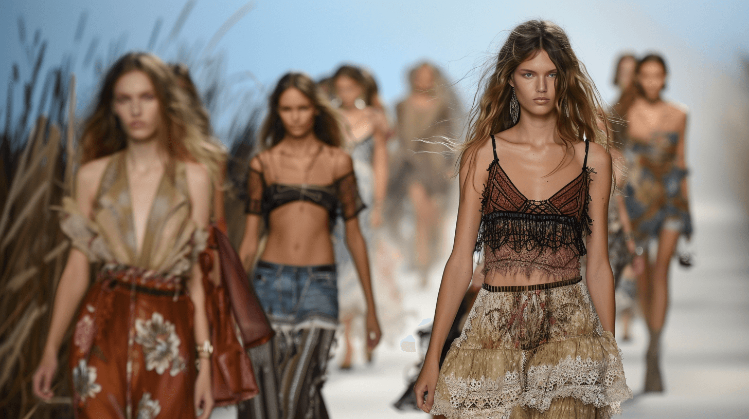 Bohemian trends on the catwalk